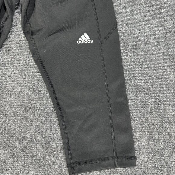 Adidas Techfit Compression Pants Womens Small Climalite Black Stretch Pull On - Picture 2 of 7